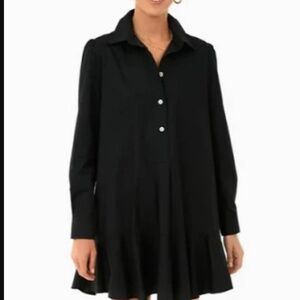 Tuckernuck Cotton Poplin Callahan Shirt Dress | Black | Medium